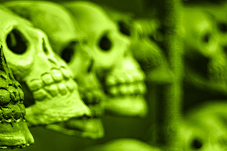 Calaveritas de azúcar tradicionales de Oaxaca